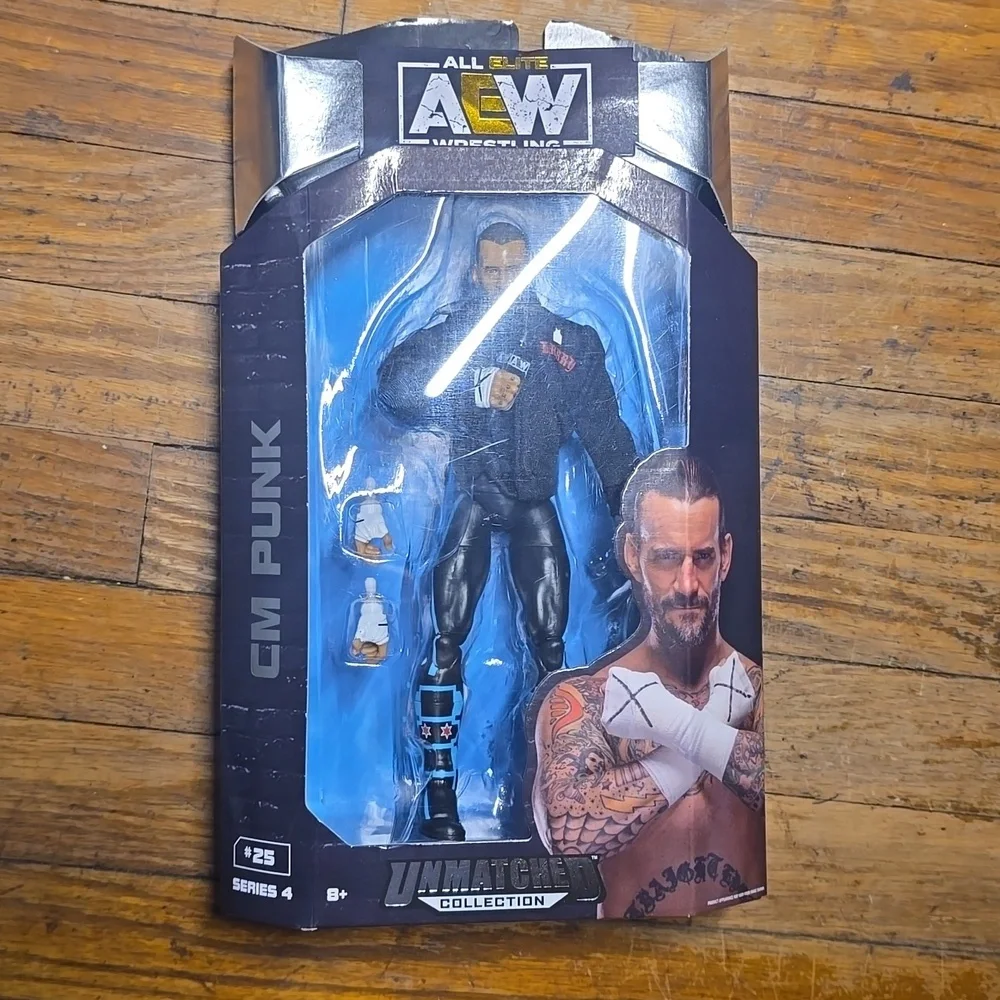 AEW CM Punk Action Figure Unmatched Collection - Picture 2 of 4